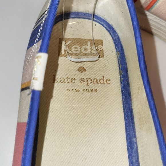 Kate Spade New York x Keds "Triple Decker" Canvas Slip-on Sneakers sz.8 Ret $125 - Picture 6 of 9
